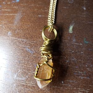 Handmade gemstone/crystal necklace